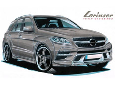 Lorinser работает над Mercedes M-Class 2012