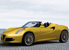 Alfa Romeo 4C Spider в представлении художников