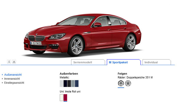 BMW 6-Series Gran Coupe M Sport – первые фото