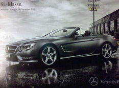 Опубликованы сканы брошюры Mercedes SL 2013