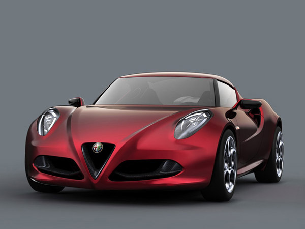 Alfa Romeo 4C появится в 2013-м году