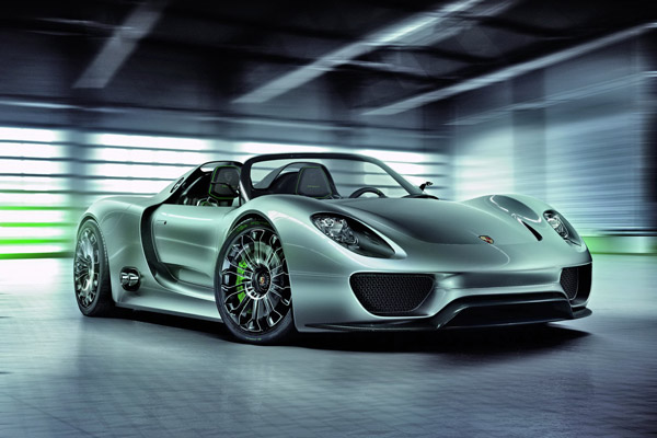 Новые данные о Porsche 918 Spyder Hybrid