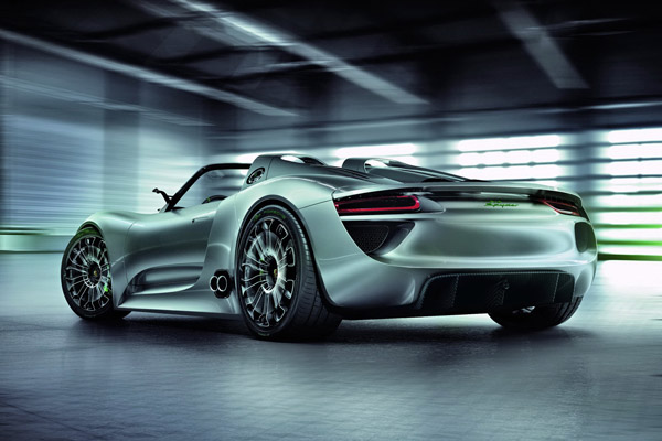 Новые данные о Porsche 918 Spyder Hybrid