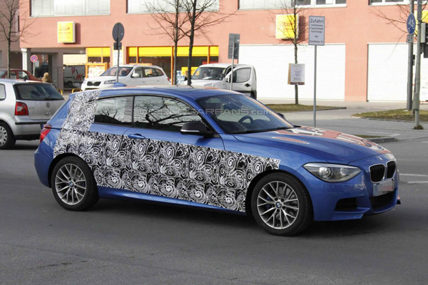 Новый хэтчбек BMW 135i замечен во время тестов