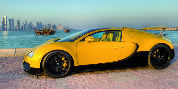 В Катаре покажут желтый Veyron Grand Sport