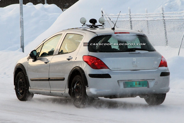 Шпионский глаз-алмаз засек Peugeot 301