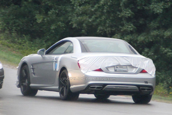 Шпионы обнаружили новый Mercedes-Benz SL63 AMG 