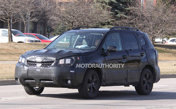 Появились шпионские фото Subaru Forester 2014