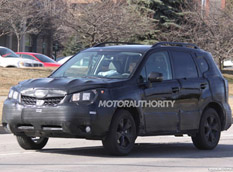 Появились шпионские фото Subaru Forester 2014