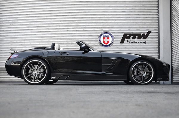 Mansory Mercedes SLS AMG Roadster с дисками HRE