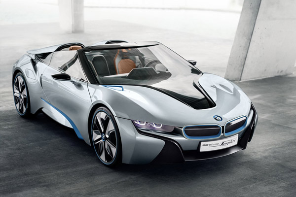 Родстер BMW i8 Spyder покажут в Пекине