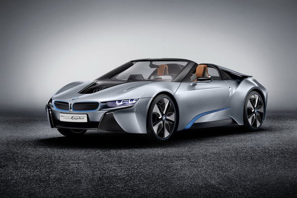 Родстер BMW i8 Spyder покажут в Пекине