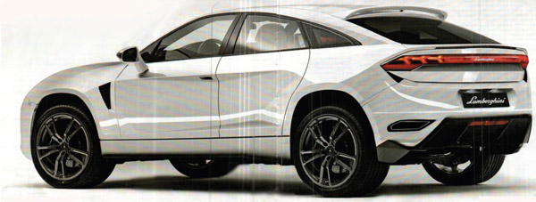 Внедорожник Lamborghini появится в 2017-м году
