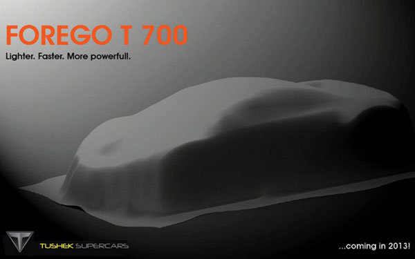 Tushek анонсировал новый суперкар T700