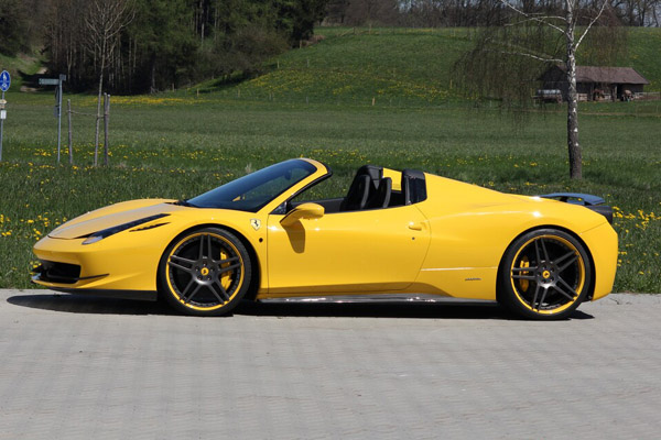 Ferrari 458 Italia Spider в тюнинге Novitec Rosso