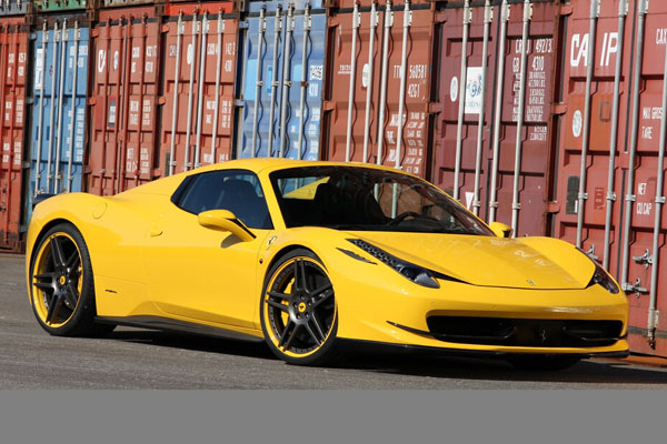 Ferrari 458 Italia Spider в тюнинге Novitec Rosso