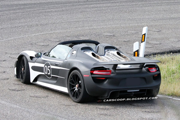 Новые данные о Porsche 918 Spyder