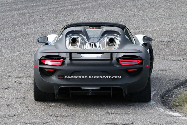 Новые данные о Porsche 918 Spyder