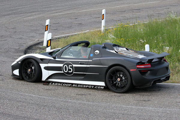 Новые данные о Porsche 918 Spyder