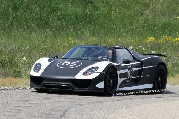 Новые данные о Porsche 918 Spyder