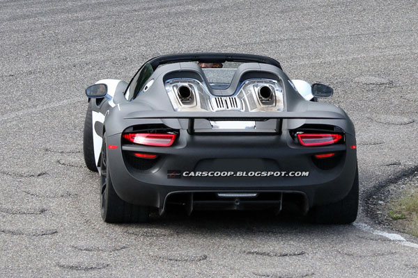 Новые данные о Porsche 918 Spyder