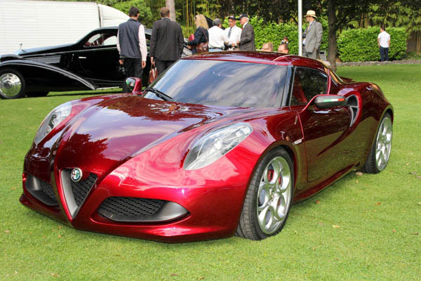 Alfa Romeo 4C - лучший концепт Concorso d'Elegance  