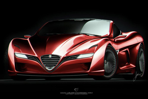 Alfa Romeo 12C GTS Concept от Ugur Sahin