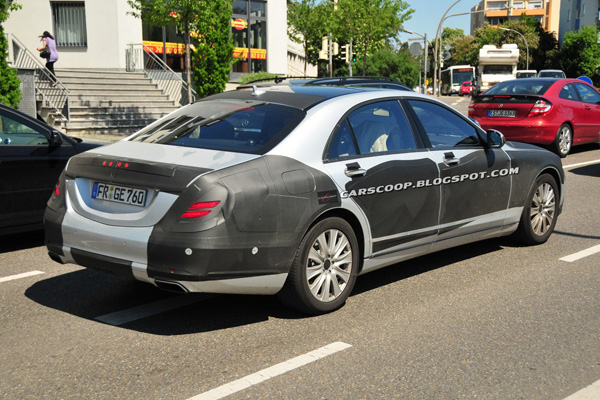 Новые шпионские фото Mercedes-Benz S-Class 2014