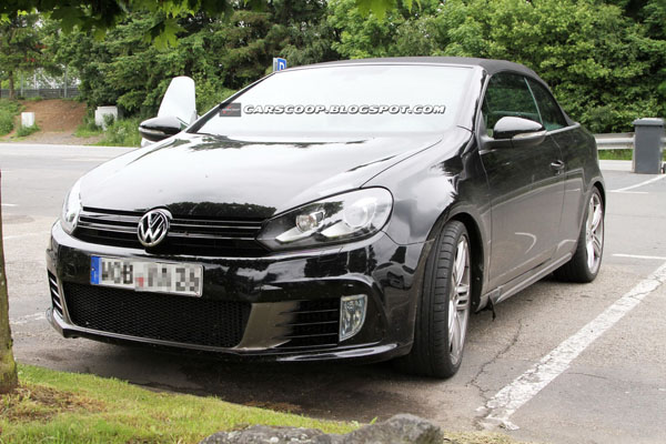 Новые фотографии кабриолета Volkswagen Golf R