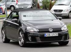 Новые фотографии кабриолета Volkswagen Golf R