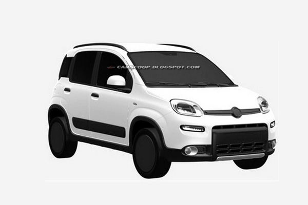 Новые изображения кроссовера Fiat Panda