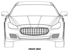 Появились чертежи нового Maserati Quattroporte