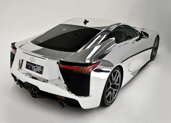 На Meguiar MotorEx показали Lexus LFA в хроме