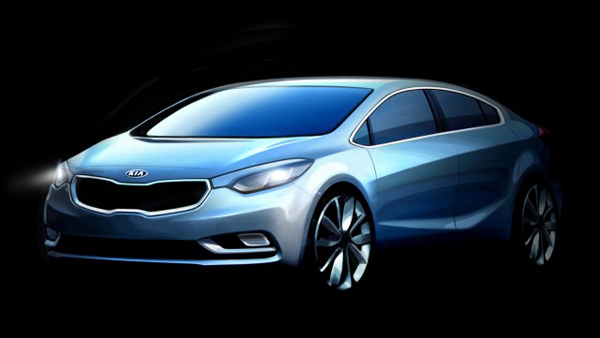 Kia представила изображения нового Forte 2014