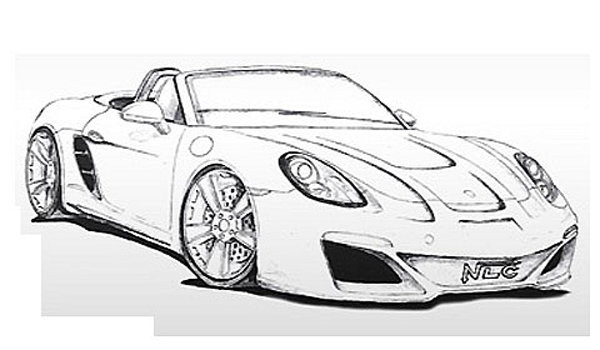 NLC готовит боди-кит для Porsche Boxster