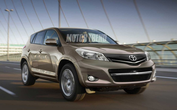 Шпионские фотографии Toyota Rav4 2013