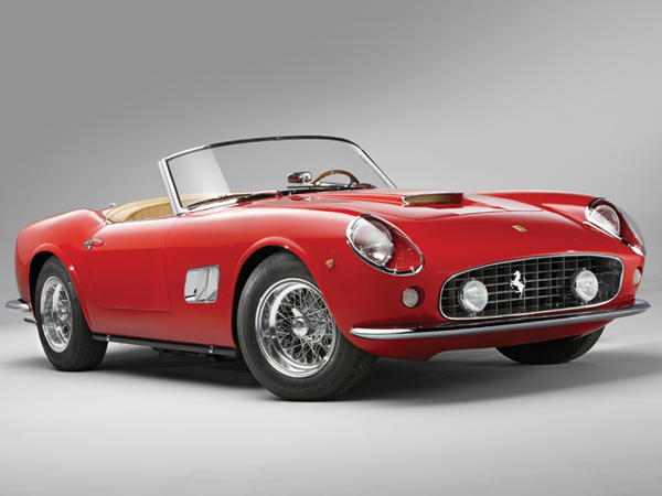 Ferrari 250 GT SWB California Spyder уйдет с молотка