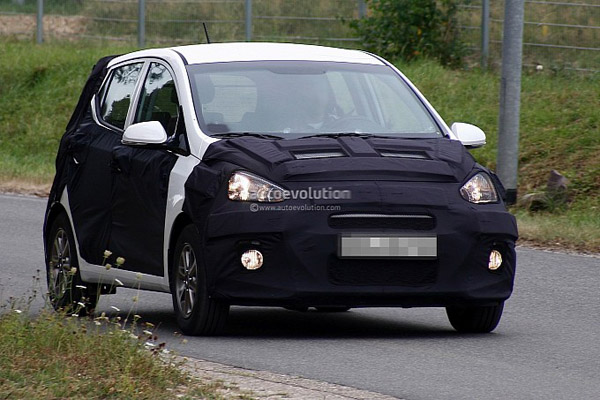 Hyundai i10 2014 - первые шпионские фото