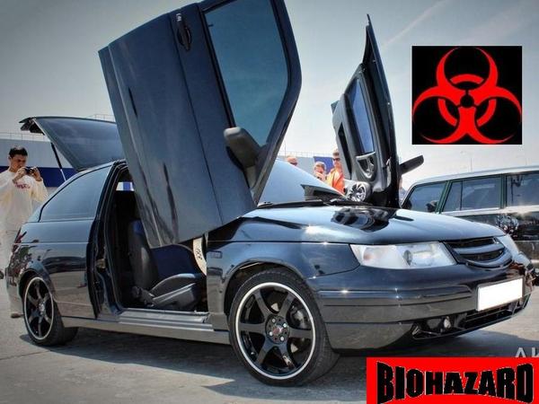 Эффектный шоу-кар Лада 112 Coupe «Biohazard 666»