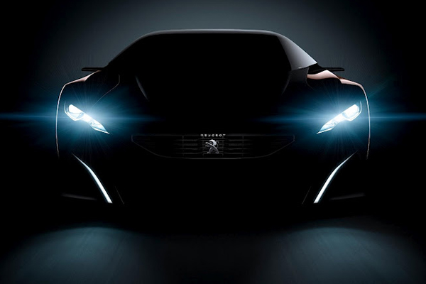 В Париже покажут гибридный суперкар Peugeot Onyx