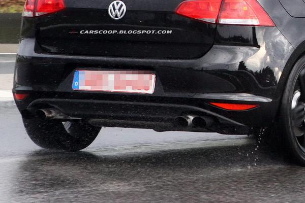 Шпионские фото «горячего» Volkswagen Golf R 2014