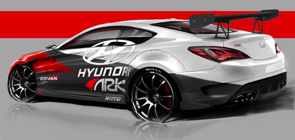 Hyundai и ARK представят Genesis Coupe R-Spec 