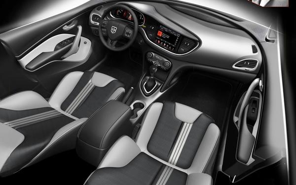 Dodge Dart 2013 стилизованный под рэпера Pitbull 