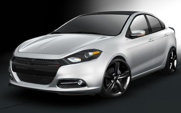 Dodge Dart 2013 стилизованный под рэпера Pitbull 