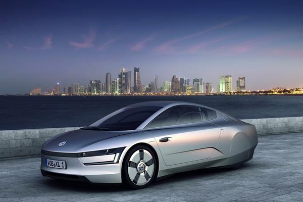 Volkswagen XL1 Diesel-Electric Hybrid сняли шпионы