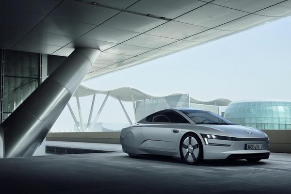 Volkswagen XL1 Diesel-Electric Hybrid сняли шпионы