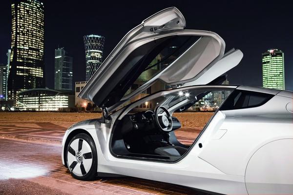 Volkswagen XL1 Diesel-Electric Hybrid сняли шпионы