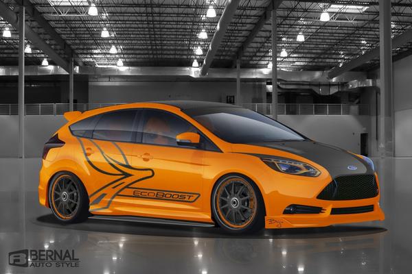 Ford привезет на SEMA пять тюнингованых Focus ST