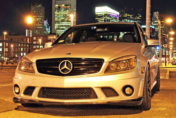 Mercedes C63 AMG Sinister Silver от Mode Carbon