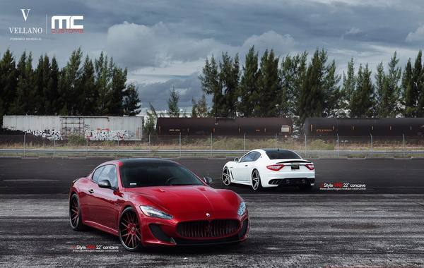 Maserati GranTurismo MC Stradale с дисками Vellano